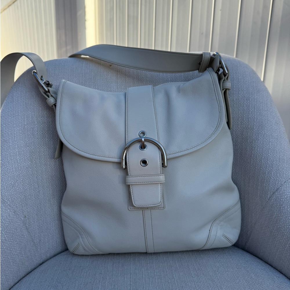 Coach Cream Shoulder Bag